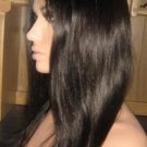 16"  Silky Straight Indian Remy Full Lace Wig