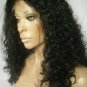 14" Curly Indian Remy Full Lace Wig