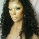 16" Curly Indian Remy Full Lace Wig