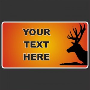 Custom Deer Hunting Decal - C