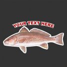 Custom Redfish / Red Drum Fishing Decal