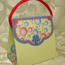 PURSE SHAPE Personalized Favor Bubble Design Shower, Wedding or Birthday Gift Goodie Boxes SET OF 6