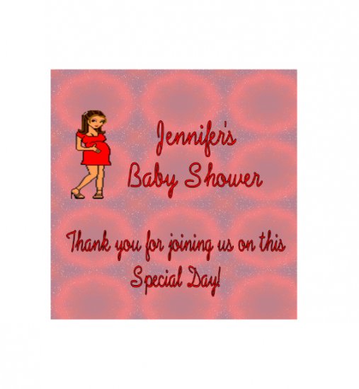 16 Baby Shower Lip Balm Chap Stick Wrapper party favor label Personalized