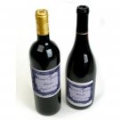 18 Wedding Wine Bottle labels Purple Flowers Reception Party Favors High Gloss Labels