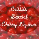 18 HOMEMADE Cherry Liqueur Custom Bottle Labels High Gloss Labels