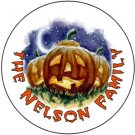 108 Halloween Pumpkin Hershey's Kiss Labels Party Favors #6