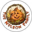 108 Halloween Pumpkin Hershey's Kiss Labels Party Favors #7