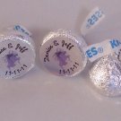 108 SILVER METALLIC FOIL Hershey's Chocolate Kiss Labels