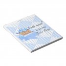 African American Baby Boy Twins BLUE Baby Shower Pack of 40 Custom Hershey Bar Wrappers