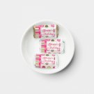 Personalized Birthday Pink Stripes Party Hersheys Miniature Candy bar wrappers - Digital Download