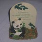 BIBLE VERSE PLAQUE W/ RESINE PANDA BEAR