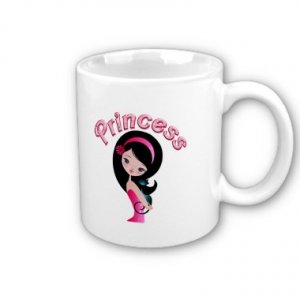 Retro Princess Coffee Mug Cup