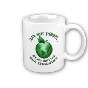 Humorous Funny Saying Coffee Mug Cup "Save our Planet"