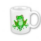 Green Frog Coffee Mug Cup