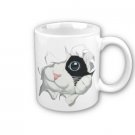 PEEKING CAT printed Coffee Mug Cup