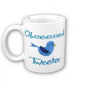 Twitter Obsessed Design Coffee Mug Cup
