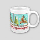 Cute Reindeer Christmas Holiday Coffee Mug Cup Cute Reindeer Christmas Holiday Coffee Mug Cup