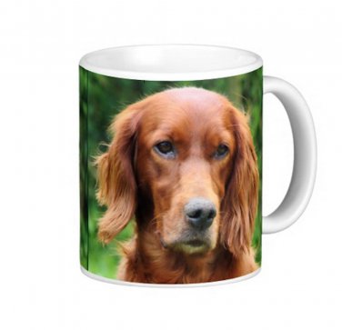 Irish Setter Dog Pet Photo Gift Coffee Mug Cup
