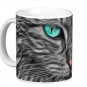 Blue Eyed Cat Kitten Pet Photo Gift Coffee Mug Cup
