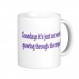 Humorous Funny Saying Coffee Mug Cup "Some days its not worth gnawing through the straps"