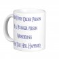 Humorous Funny Saying Coffee Mug Cup "Inside every Older Person..."
