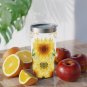 Gold Glitter & Sunflower Ringneck Drink Tumbler, 20oz Barware - Drinkware