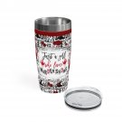 Funny Bloody Crime Scene Murder Shows Ringneck Drink Tumbler, 20oz Barware - Drinkware