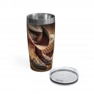 Cowboy Country Western Boots & Hat Ringneck Drink Tumbler, 20oz Barware - Drinkware