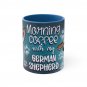 Cartoon German Shepherd Dog Pet Design Coffee Cocoa Tea Mug Cup  - Office, Secret Santa Gift