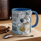Cartoon Aussi Australian Shepherd Dog Pet Design Coffee Cocoa Tea Mug Cup