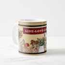 Coffee Cocoa Tea Mug Cup Live Love Laugh Kitchen Design  - Office, Secret Santa Gift