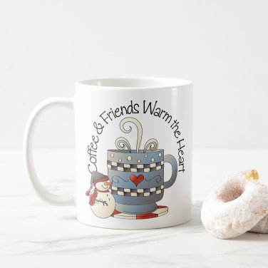 Coffee Cocoa Tea Mug Cup Friendship Design  - Office, Secret Santa Gift