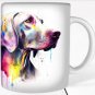 Colorful Weimaraner Dog Rainbow Pet Design Coffee Cocoa Tea Mug Cup