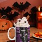 3D Halloween Black Cat, Breaking Out of Wall Design Coffee Cocoa Tea Mug Cup