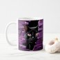 3D Halloween Black Cat, Breaking Out of Wall Design Coffee Cocoa Tea Mug Cup