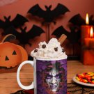3D Halloween Scary Face, Breaking Out of Wall Design Coffee Cocoa Tea Mug Cup