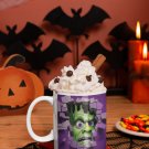 3D Halloween Frankenstein, Breaking Out of Wall Design Coffee Cocoa Tea Mug Cup