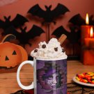 3D Halloween Scary Lady, Breaking Out of Wall Design Coffee Cocoa Tea Mug Cup