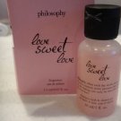 Philosophy Love Sweet Love 3-in-1 Shampoo, Bath & Shower Gel 1oz & Fragrance EDT