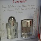 Cartier Baiser Vole EDP 6ml & Cartier Declaration EDT 4ml ~ 2 Pc Miniatures