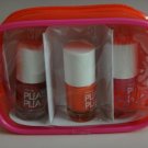 3 Piece Issey Miyake Pleats Please Parfume Nail Polish Set w/Bag