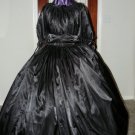 Civil War Ball Gown Reenacting Dickens Victorian Dress Mourning Black, Other Colors available