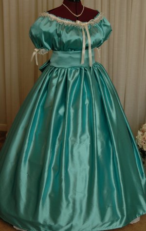 civil war ball gown