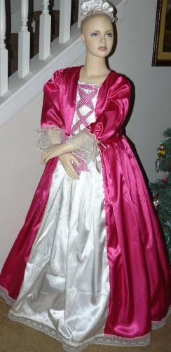 Custom Colonial Dress Gown Felicity Elizabeth American Costume Girls 10 12 14