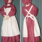 Civil War Reenactment Girls Prairie Dress Sizes and Colors Available
