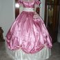 Civil War Ball Gown Reenacting Dickens Victorian Dress Custom Colors Lace Underskirt