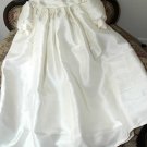Custom Christening Baby Infant Baptism Gown Bonnet Hat Cotton Satin Style 5