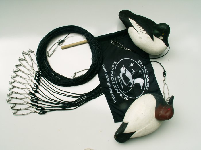 Longline Set for open water decoy rigs, longlines, gang rigs, duck
