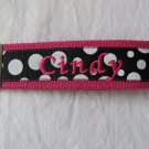 Hot pink & Black Fey Fob
