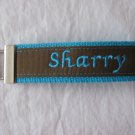 Turq/Brown Key Fob